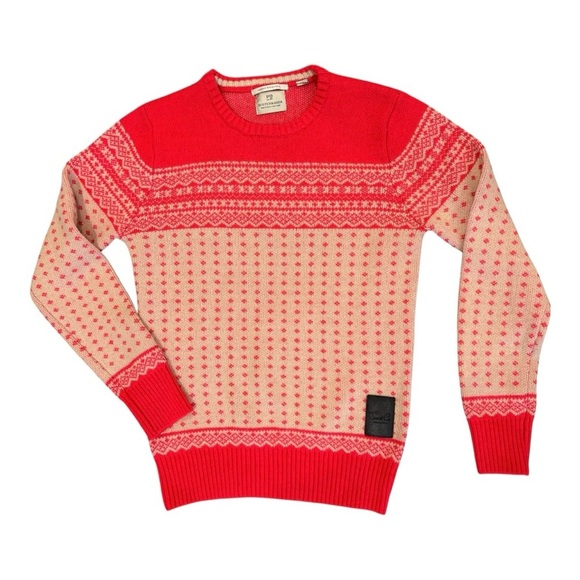Scotch & Soda Fair Isle Ski Wool Blend Sweater, Men’s Size L - Picture 1 of 7